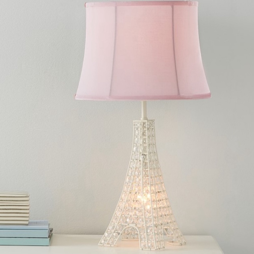 Pottery Barn Kids Glowing Crystal Eiffel Tower Lamp!
